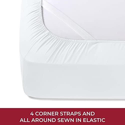Mellanni Iconic 4-Piece, Ultra Soft Sheet Set (RV/Short Queen, White)