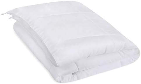 Utopia Bedding Comforters 200 x 220 Size, All Season Duvet Insert, Down Alternative Box Stitched Bed Comforter with Corner Tabs, Machine Washable (White)
