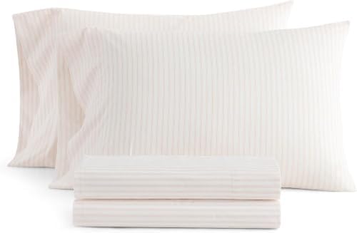 Martha Stewart - Twin XL Size Sheet Set with Fitted Sheet & Pillowcase