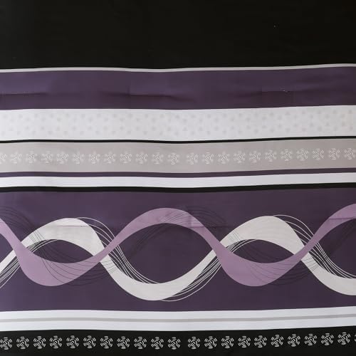 Anibedding Purple King Size Comforter Set,8 Pieces Boho Bed in a Bag