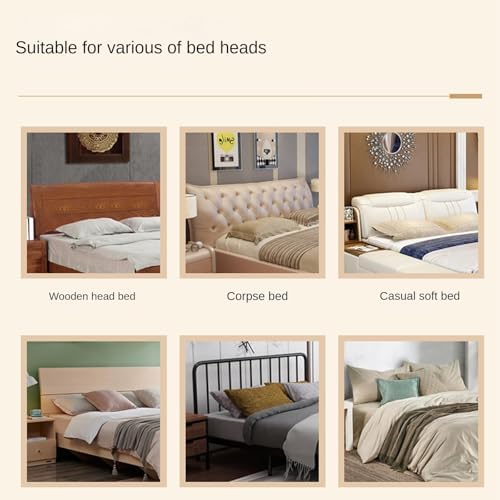 EFELIM Stretch Headboard Covers for Queen Cal King Size Bed Headboard Slipcover, Jacquard Bed Head Cover Dustproof Protector Cover for Bedroom Décor (Dark Gray,Queen:59.0in)