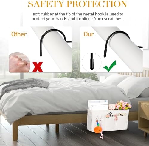 Bedside Caddy Bedside Storage Bag for Headboards/Bunk Bed