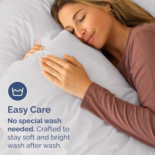 King Pillow Cases Set of 10 - Ultra Soft Pillowcase Covers - French Grey