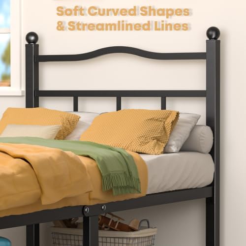 14 Inch Twin XL Bed Frame with Headboard and Footboard