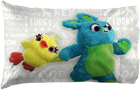 Disney Pixar Toy Story Twin Comforter Set 5 Piece Kids Bedding, Gray