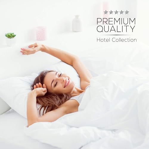 Mueller 6 Piece Queen Bed Sheets Set – Ultratemp Cooling Technology, Oeko-TEX Certified, Ultra-Soft Series, 4 Pillowcases, Deep Pocket 16", Hypoallergenic, Wrinkle-Free Hotel Bedding, White
