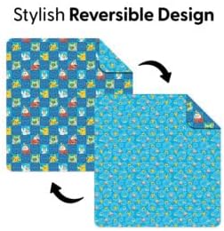 Pokemon Power Squares Full/Queen Quilted Throw Blanket Adults Boys Girls, Soft Lightweight Bedding for Bed, or Couch, 90 x 90 inches