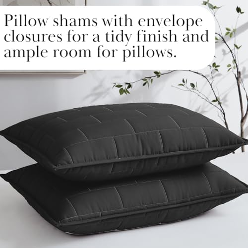 Daybed Quilt Set 6PC Bedding Set Daybed Cover for twin beds easy care Black