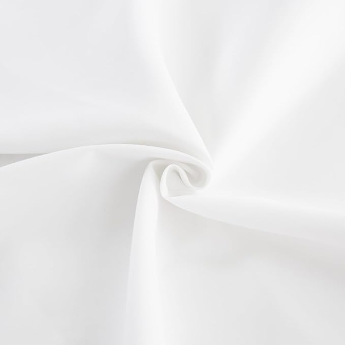 WINLIFE 100% Cotton Pillowcases Set of 2 King Size Pillow Cases 20×36 Inches, Soft and Breathable Pillow Cover, Pure White