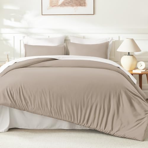 Litanika Super King Plus Comforter Set, 3 Pcs Solid Bedding Set
