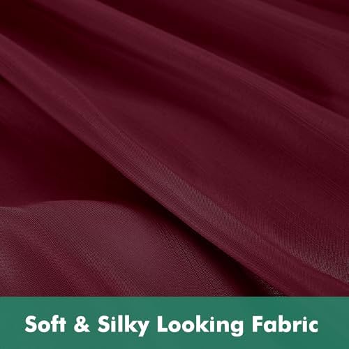 Wrap Around King Size Bed Skirt Split Corner 17" Drop-Elastic Dust Ruffle
