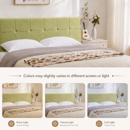 King Headboard with Adjustable Height