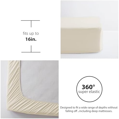 Anluoer Full Size Comforter Sets 7 Piece,Ruffle Bed in a Bag Bedding Sets