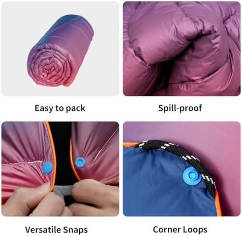 Camping Blanket Puffy Camp Blanket Mini Outdoor Blanket
