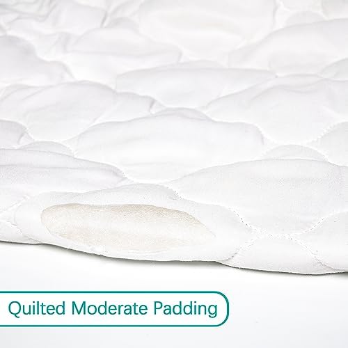 Crib Mattress Protector Sheets Fitted Waterproof Mattress Pad Cover 2 Pack