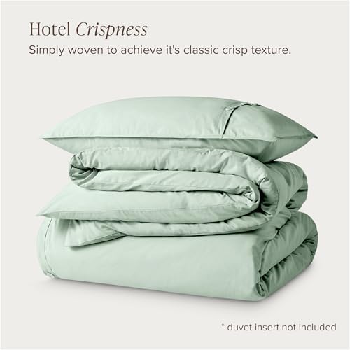 Bare Home 100% Organic Cotton Duvet Cover Set (Twin/Twin XL, Willow)