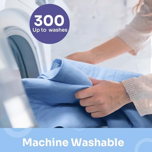 Washable Underpads, 34" x 36",4 Pack, Reusable Bedwetting Incontinence Pads