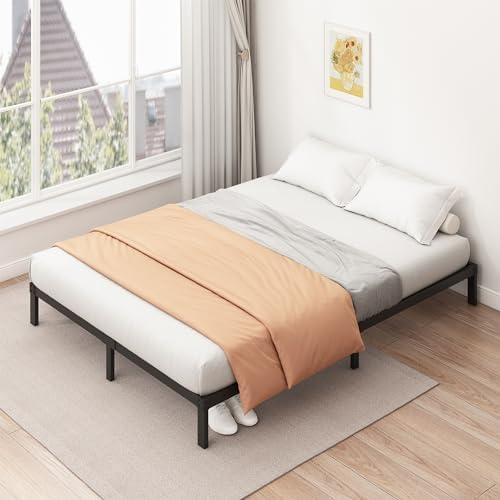 9 Inch Low Full Size Bed Frame Heavy Duty Metal Platform