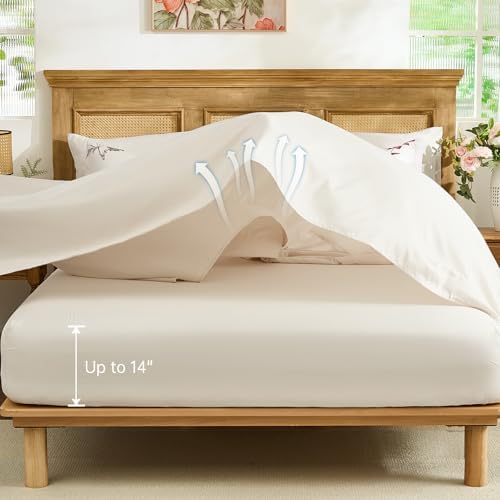 WONGS BEDDING Floral Comforter Set Queen 7 Piece Beige Bedding