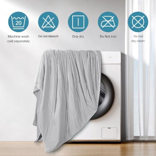 EASELAND Cooling Comforter King, Upgraded Double-Sided Q-MAX 0.45+