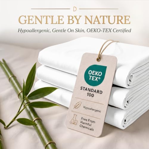 DECOLURE 100% Viscose Derived from Bamboo Sheets | 6 Pc Bed Set