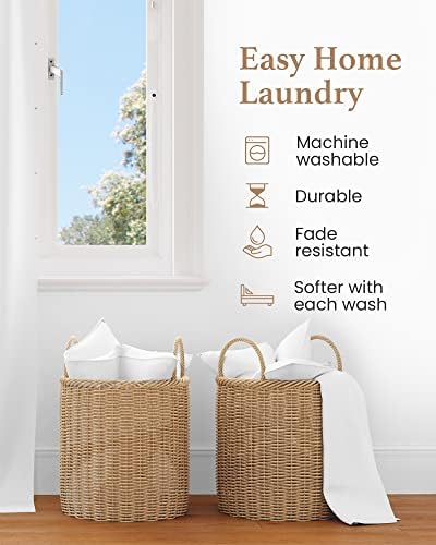 100% Egyptian Cotton Sheets King Size, 4 Piece, White Sheets King Size