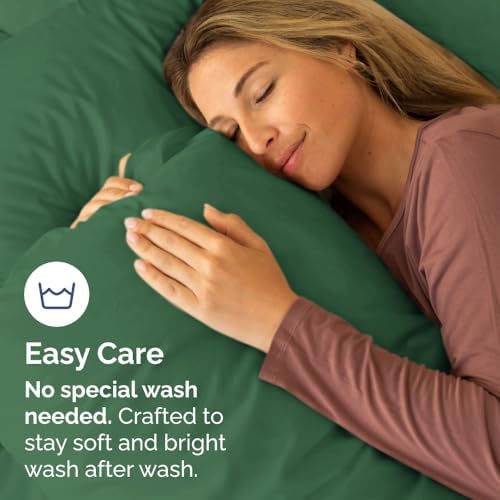 King Standard Pillow Cases Set of 6 - Pillowcase Covers - Emerald Green