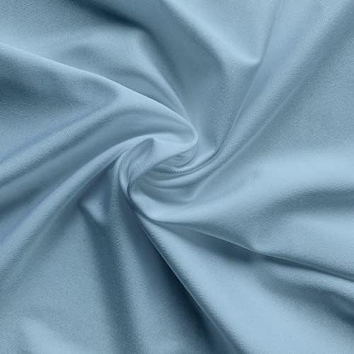 1 PC Cot Size 30" x 75" Fitted Sheet Only, 100% Egyptian Cotton, Light Blue