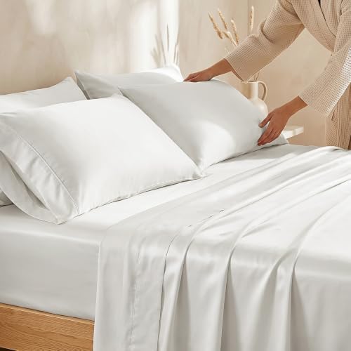 EverGrace Tencel™ Sheet Set, Breathable & Cooling, Full, Bright White