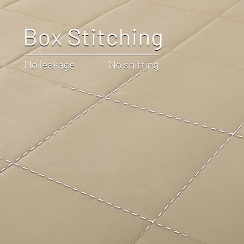 NEXHOME PRO Viscose from Bamboo Comforter Queen Cooling Lightweight Duvet Insert, Organic Natural Summer Bedding Blanket for Hot Sleepers,8 Corner Tabs 90" L x90 W
