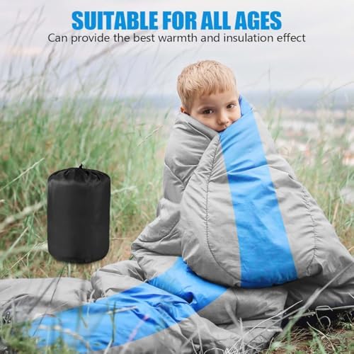 OBTANIM Sleeping Bags Portable Waterproof Camping Sleeping Bag for Adults Kids 4 Seasons Cold Weather or Warm Backpacking Hiking Travel Indoor Outdoor Use