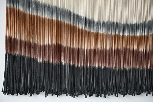 Macrame Wall Hanging Boho Wall Decor Large-Scale Tie-Dye Tapestry 57"W*35"L