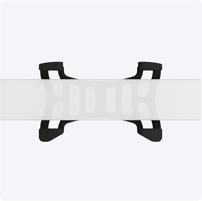 Tractive Rubber Clip Mount x2 for Tractive Dog 6 GPS Tracker (Black)