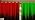 Feelyou Abstract Ombre Comforter Set Kids Teens Red Green and Black Girls Bedding Set Room Decor Fashion Modern Quilt Set 2Pcs Twin Size
