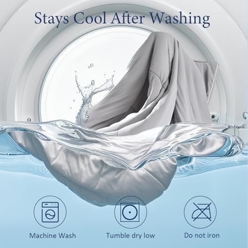Cooling Comforter for Hot Sleepers, King 106x90, Midnight Blue