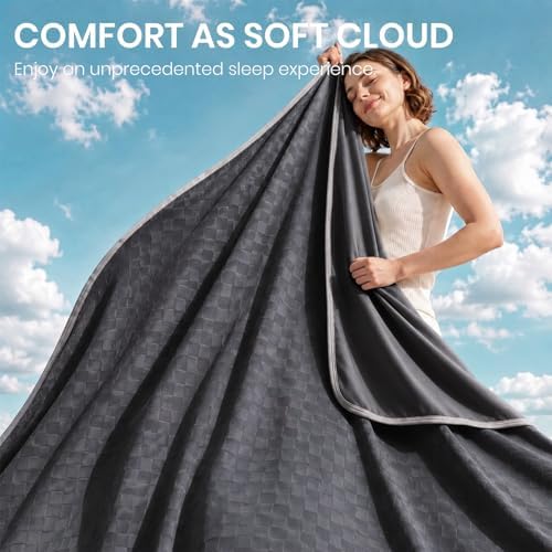 Topcee Cooling Blanket 90"x90" for Hot Sleepers Summer Cold Blanket