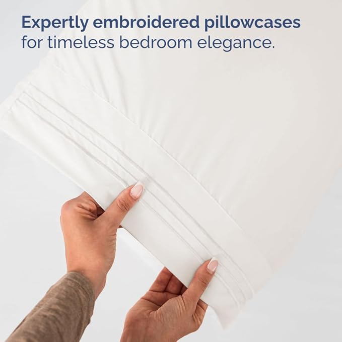 Bulk Case Pack of 12 Sheet Sets - (12) Complete King Size Sheet Sets with Deep Pockets - Wholesale Bulk Bedding for Hotels, Spas & Airbnbs - Breathable, Cooling & Wrinkle Free - (King, Antique White)