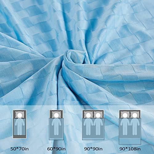 Topcee Cooling Blanket, Summer Cooling Blankets for Hot Sleepers, Arc-Chill Q-Max>0.5 Cool Fiber, Oeko-TEX 100% Certified, Soft, Breathable, Double-Side Bed Throw,Keep Cool for Adults Kids 90"x108"