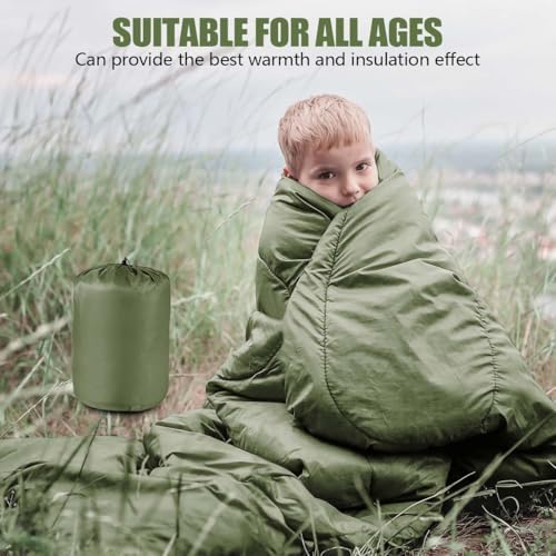 OBTANIM Sleeping Bags Portable Waterproof Camping Sleeping Bag for Adults Kids 4 Seasons Cold Weather or Warm Backpacking Hiking Travel Indoor Outdoor Use