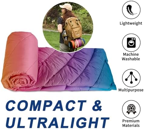 Camping Blanket Puffy Camp Blanket Large Outdoor Blanket