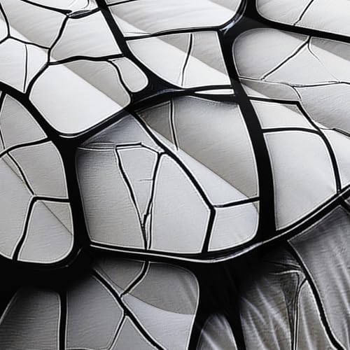 Black and White Modern Art Striped Comforter Set King Size,Black and White Checkered Bedding Set King,with 1 Comforter with 2 Pillow Case,Modern Art Bedroom Decor