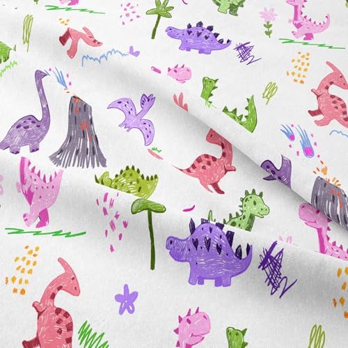 6pc Dinosaur Comforter Set for Boys,Full Size Bedding Sets for Teen,Kids Comforter Set with 1 Quilt+1 Flat Sheet+1 Fitted Sheet+2 Pillowcases+1 Cushion Cover(C-Dinosaur Full)