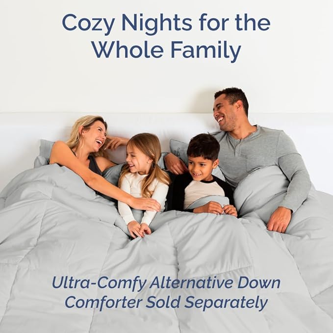 Full XL Bed Sheet - 4 Piece Full XL Bed Sheets Set - Soft, Breathable & Cooling - Hotel Luxury Bedding for Women, Men, Kids, Teens, Boys & Girls - Deep Pockets, Comfy, Fade, Wrinkle Free - French Grey