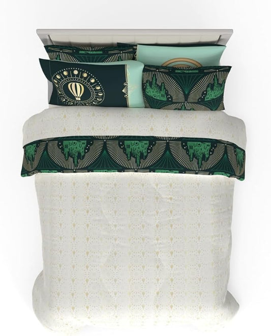 Collectibles Wicked Lux Bedding 7 Piece Super Soft Reversible Comforter and Sheet Set with Sham, Queen, (Officially Licensed Product) by Franco