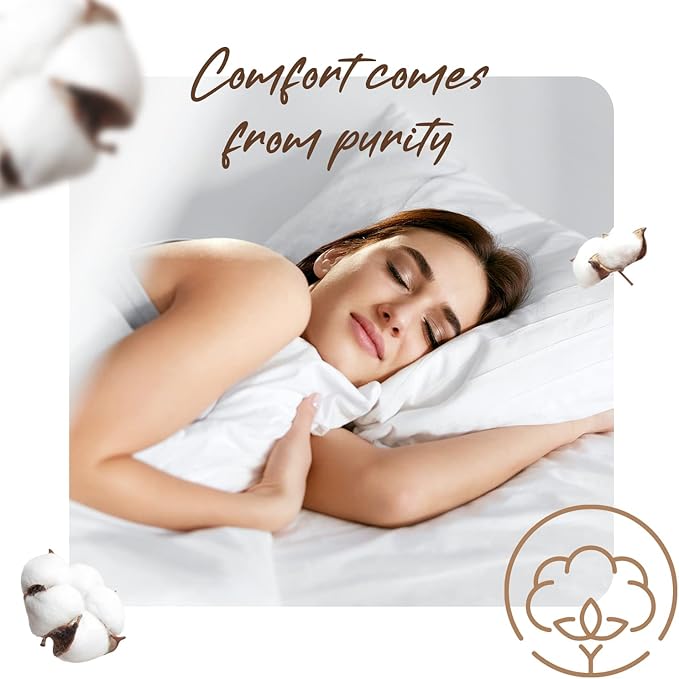 Good Sleep Bedding 1000 TC Queen Sheet Set - 4 Pc Cooling Sheets, 100% Egyptian Cotton Sateen, 16" Deep Pocket, Luxury Hotel Sheets - Blush