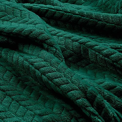 EverSnug Travel Blanket & Pillow 68x42 - Premium Ultra-Soft Microfleece 2 in 1 Compact & Packable Flight Blanket with Soft Bag Pillowcase, Hand Luggage Sleeve and Backpack Clip (Forest Green)