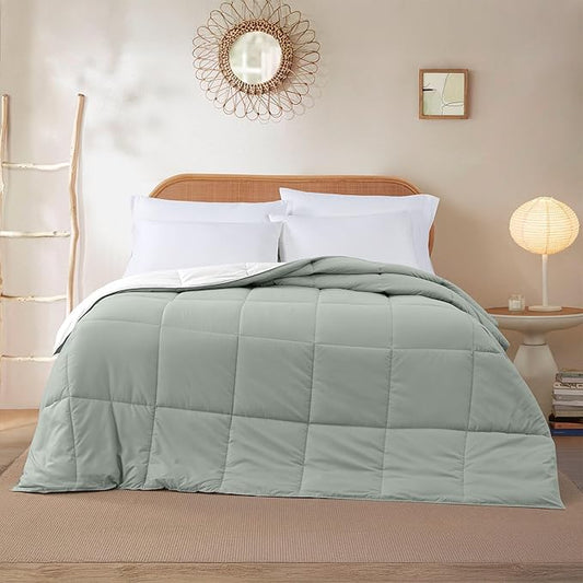 Modern Threads Down Alternative Reversible Comforter White/Gray California King