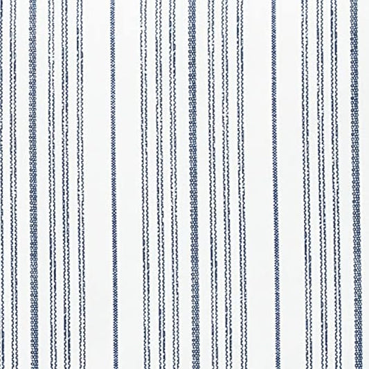 Nautica - King Size Sheets, Cotton Percale Bedding Set, Crisp & Cool, Coastal Home Decor (Beaux Stripe Navy, King)