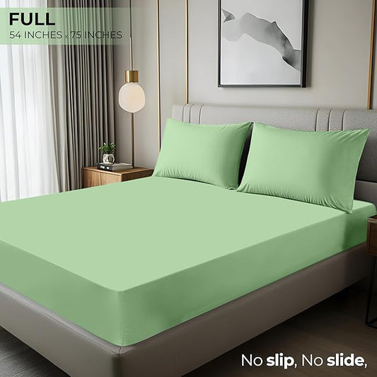 Utopia Bedding Full Fitted Sheet - Bottom Sheet - Deep Pocket - Soft Microfiber -Shrinkage and Fade Resistant-Easy Care -1 Fitted Sheet Only (Sage)