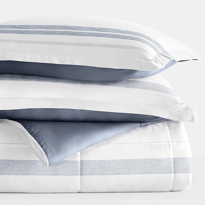 Linen Market Reversible Twin Size Comforter Set (3 Piece) - Bring Luxury Home with Our Soft and Lightweight Down Alternative Comforter Twin Set - This Includes Your Twin Comforter and 2 Pillow Shams